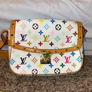 Louis Vuitton Sologne White with Multicolored Monogram